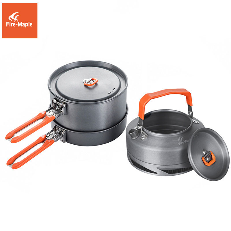 Camping Cooking Cylinder - Fire Maple garnków Camping piesze wycieczki