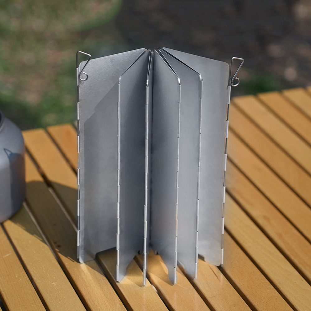 10-częściowy składany parawan  – Camping Cooking Plate recenzja i cena