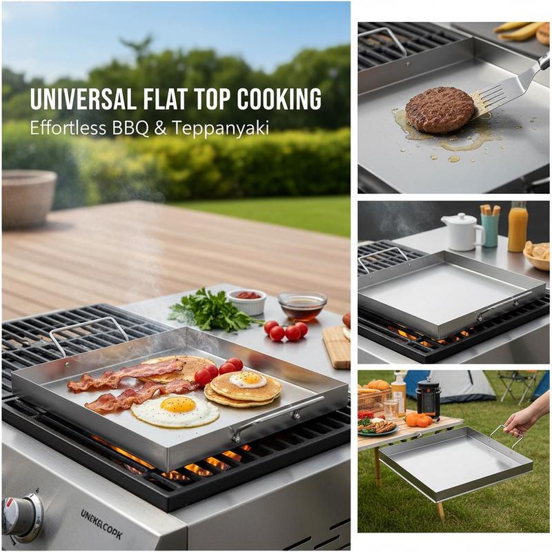 Uniwersalna płaska płyta grill – Camping Cooking And Eating recenzja i cena