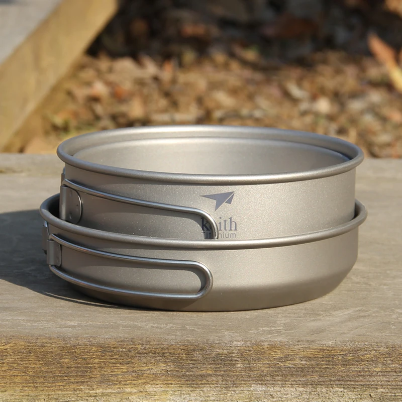 Keith 3PCS Titanium Cookware P – Camping Cooking And Eating recenzja i cena