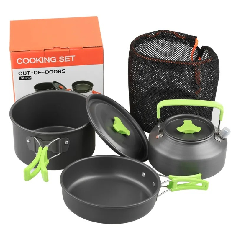 Zestaw do gotowania na kemping – Camping Cooking Set With Bag recenzja i cena