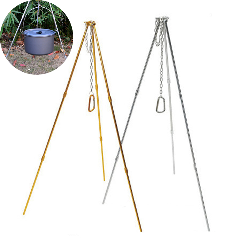 Statyw kempingowy na zewnątrz, – Camping Cooking Pot Tripod recenzja i cena