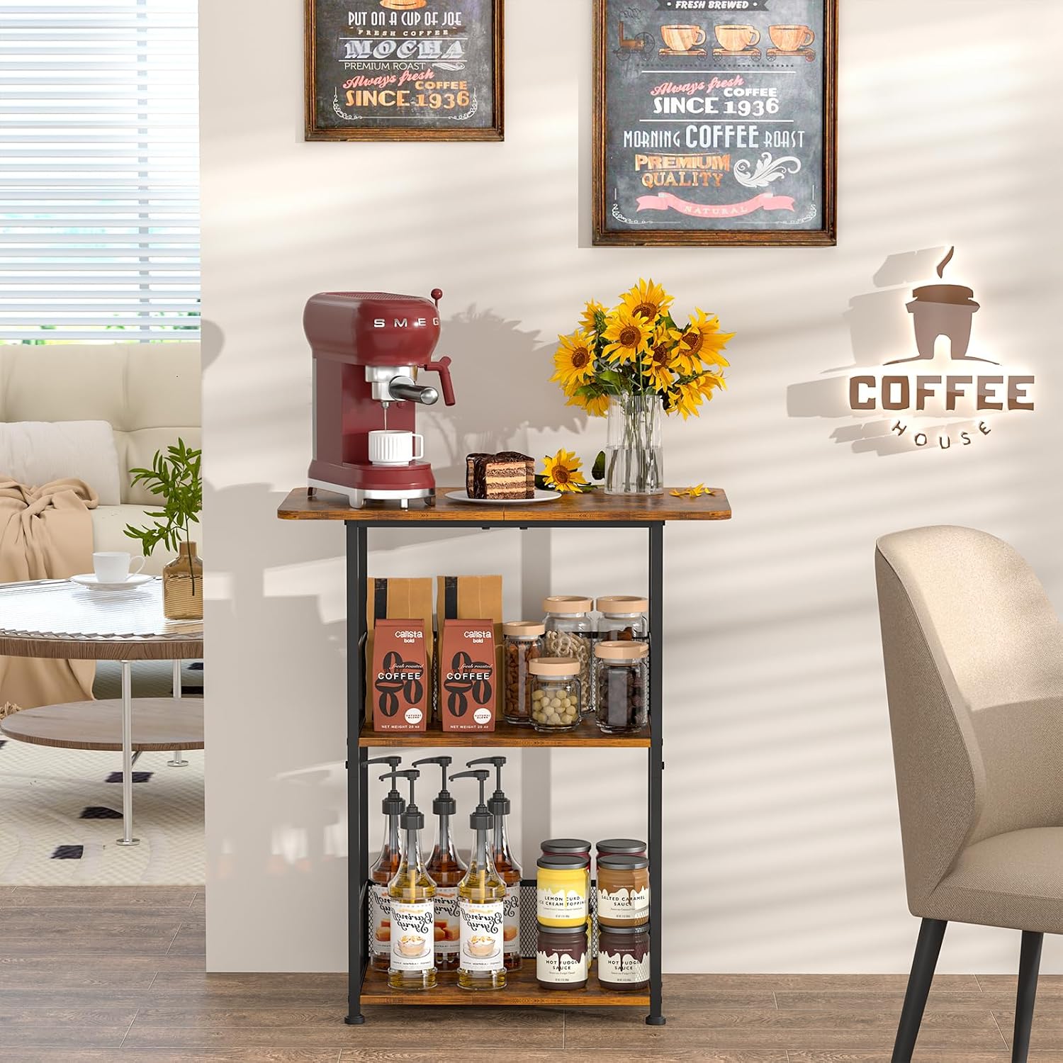 Mini stojący regał na kawę, 3- – Pocket Coffee Maker recenzja i cena