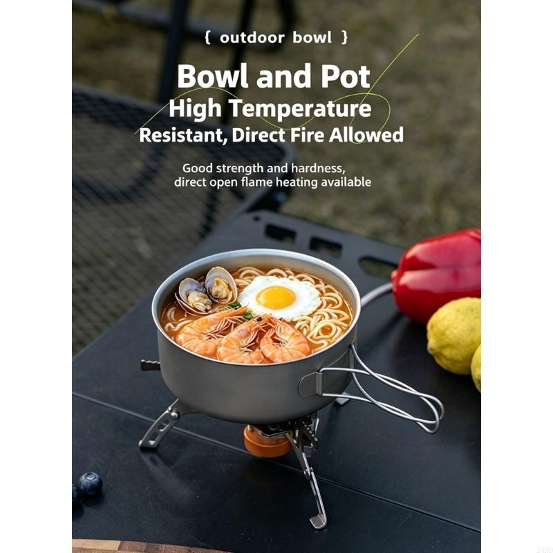 Metalowa miska kempingowa z dr – Camping No Cooking Meals recenzja i cena